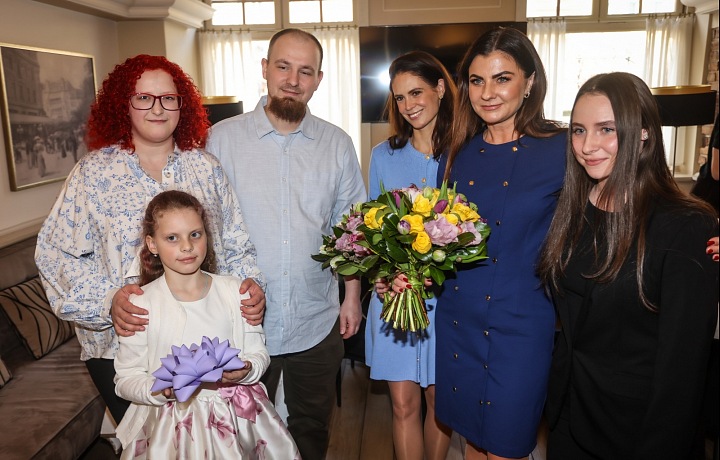 Tím nadácie Naše pľúca s rodinou Aničky
