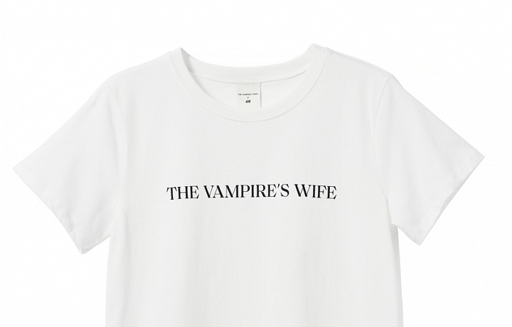 Bílé tričko THE VAMPIRE´S WIFE X H&M