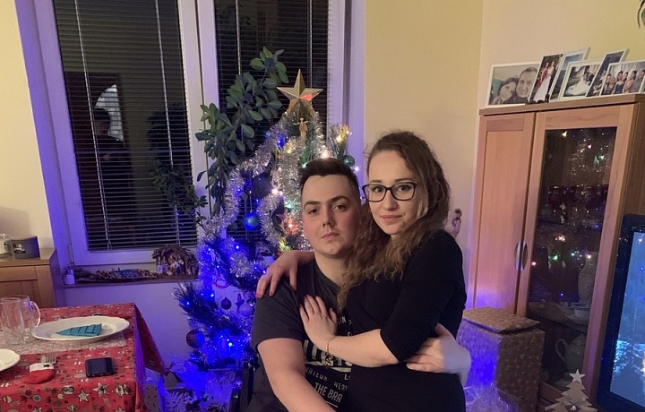 Daniel o letošních Vánocích s přítelkyní Kristýnou. 