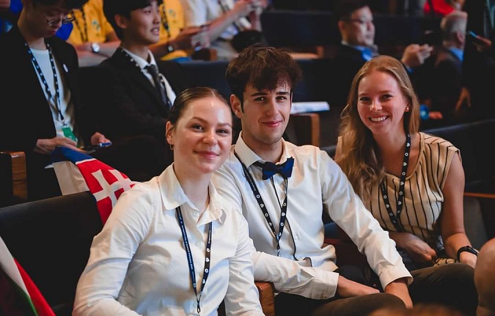 Mladý slovenský vedec Adam Kovalčík (EUCYS 2024)