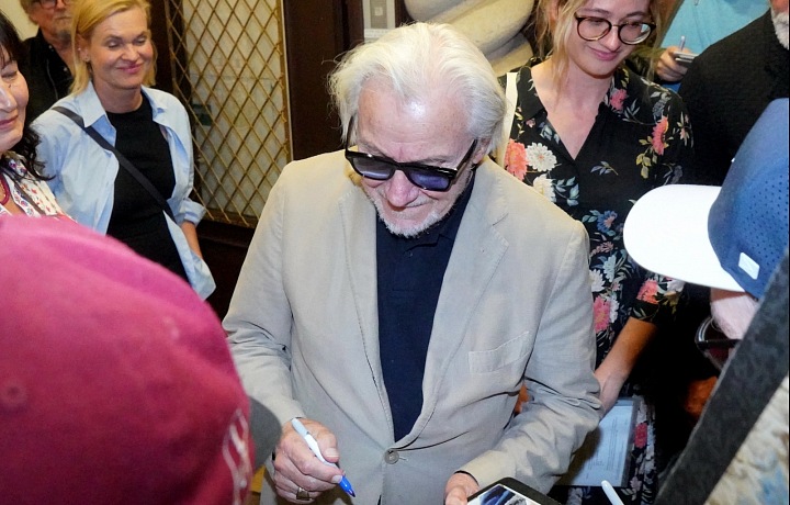 Herec Harvey Keitel na KVIFF 2026.
