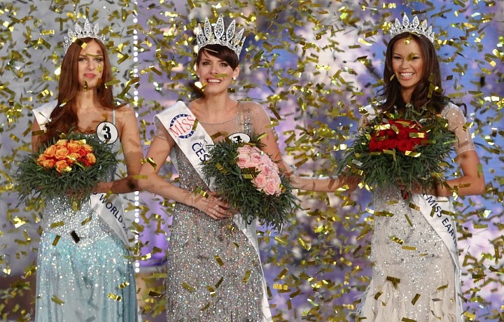 Gabriela jako Miss České republiky v roce 2013.