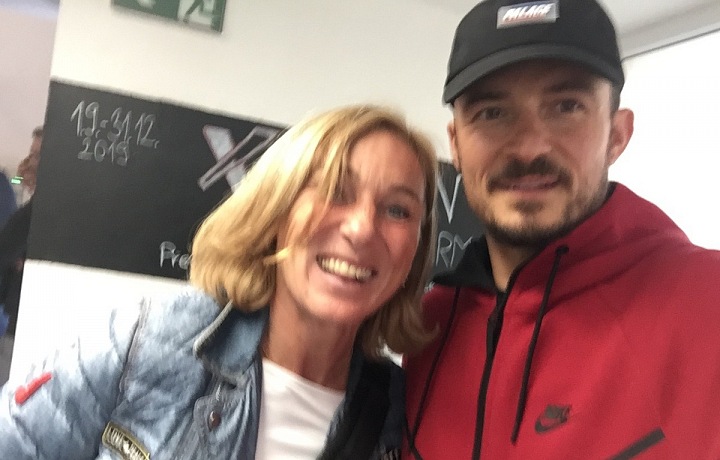 Hana s Orlandem Bloomem. 