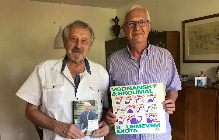 Loňská návštěva Jiřího Drahoše u Jana Vodňanského
