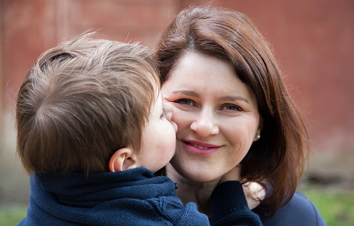 Jana Maláčová se synem