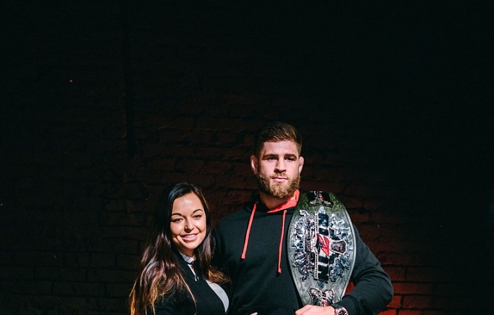 Jiří s bývalou partnerkou Kamilou. 