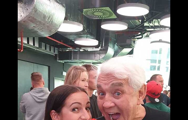 Krampol se zpěvačkou Genny Ciatti