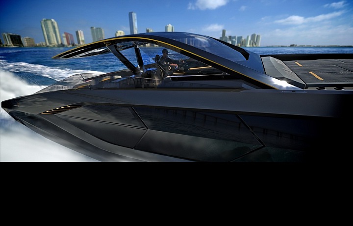 Luxusní jachta Lamborghini 63