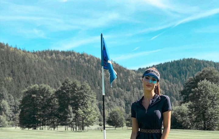 Taťána Makarenko na golfu