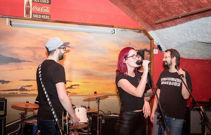 Markéra Gregorová s kapelou.