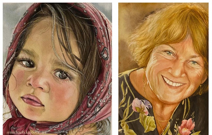 Obrazy Miši Kuklovej vystihujú ako podobu, tak aj dušu portrétovanej osoby.