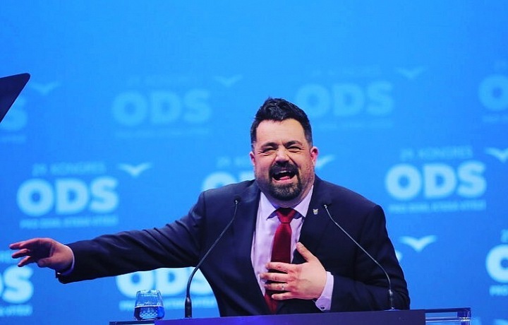 Novotný jako politik za ODS. 