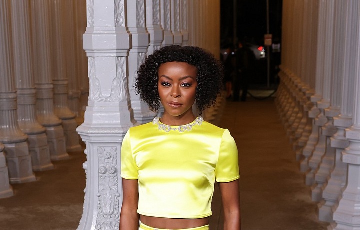 Danielle Deadwyler si vybrala žltý model od Gucci