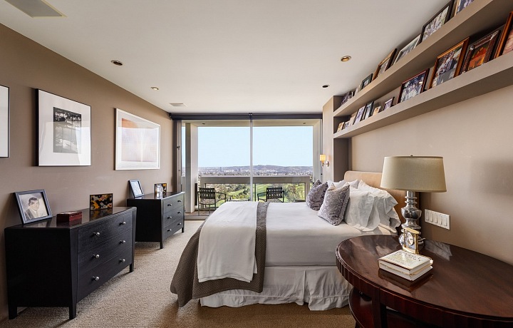 Spálňa, kde pobývali Catherine Zeta-Jones a Michael Douglas