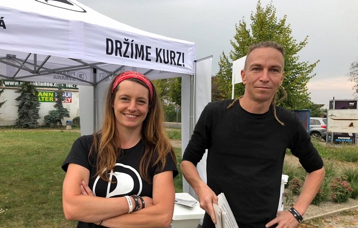 Adéla s Ivanem Bartošem. 