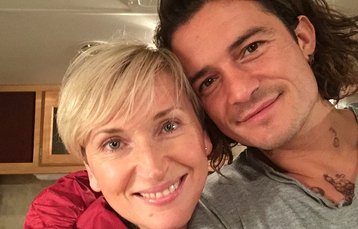 Stáňa a Orlando Bloom. 