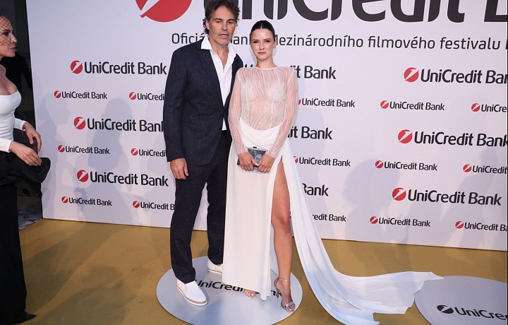 Jaromír Jágr a Dominika Branišová