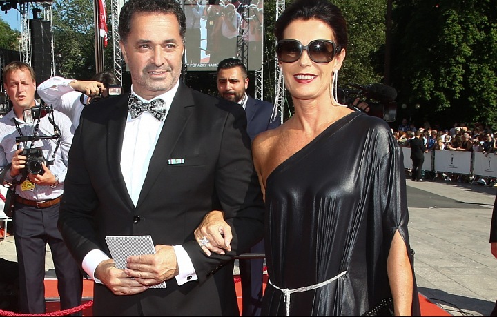 Martin Dejdar s manželkou v roku 2019