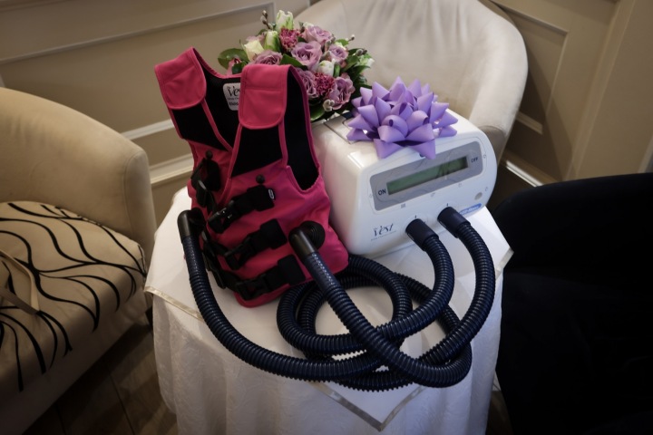 Dýchacie vesta pre sedemročnú Aničku od nadácie našich pľúc