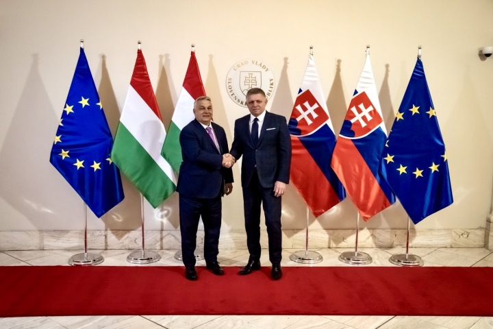 Robert Fico a Viktor Orbán