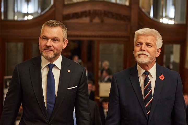Peter Pellegrini a Petr Pavel