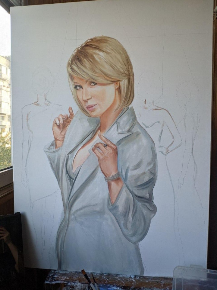 Proces maľby pre Natali Ruden