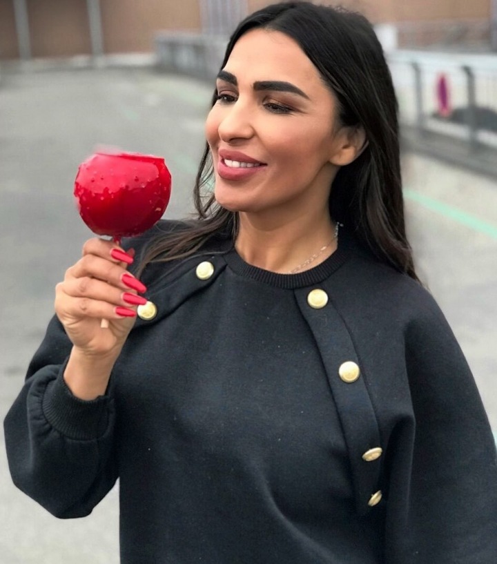 Herečka a moderátorka Anife Vyskočilová. 