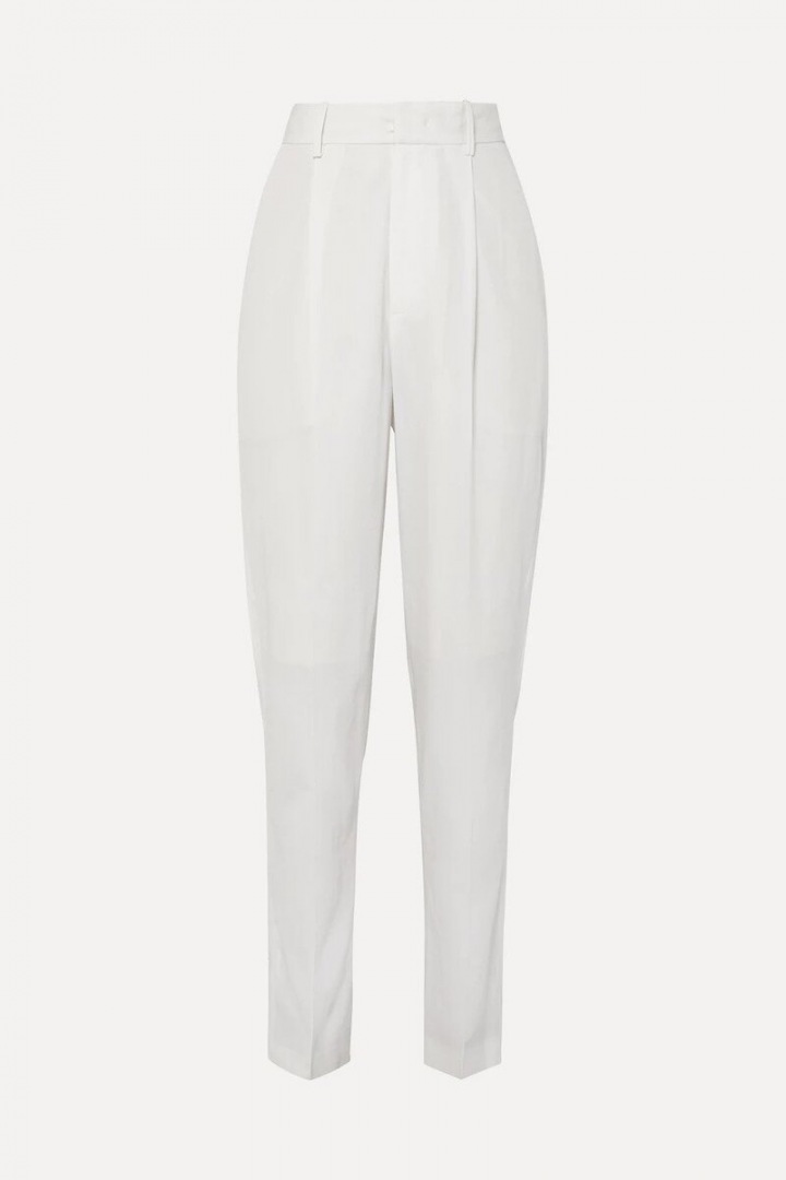 Bílé kalhoty Isabel Marant