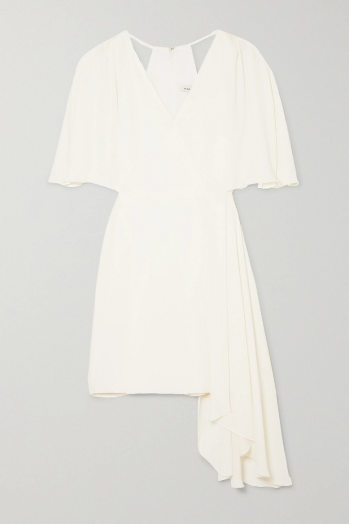 Bílé šaty Halston