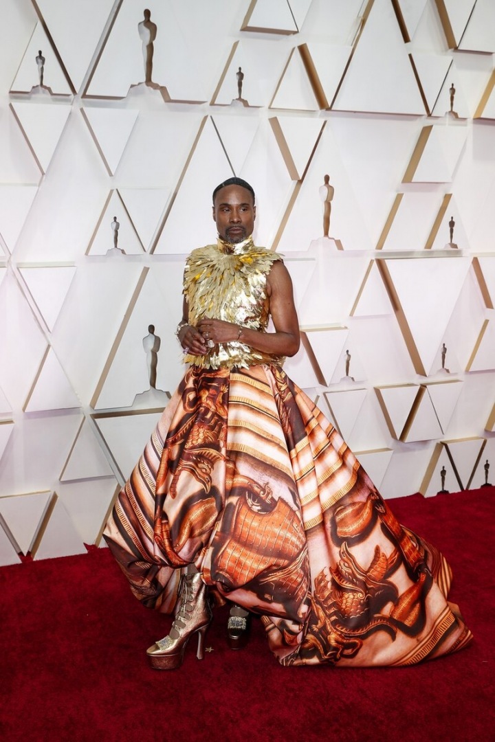 Billy Porter na udílení filmových cen Oscar