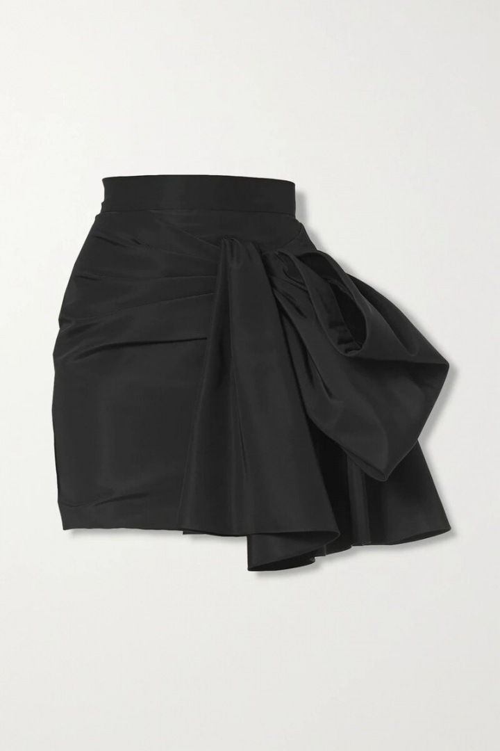 Černá mini sukně Carolina Herrera