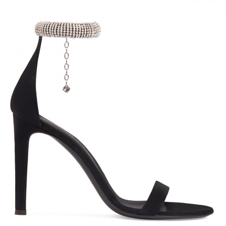 Černé sandálky Guiseppe Zanotti