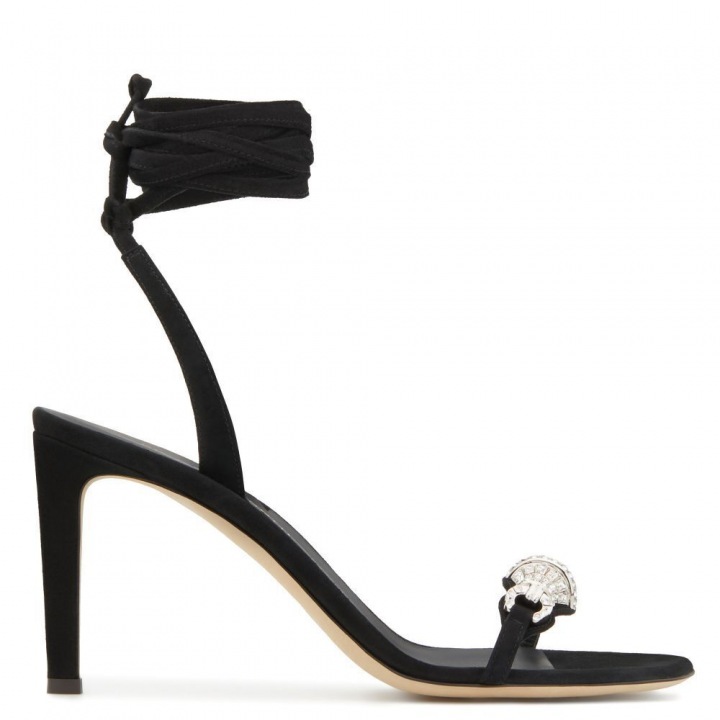 Černé sandálky Guiseppe Zanotti