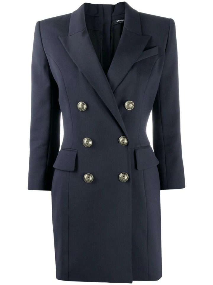 Černé šaty Balmain