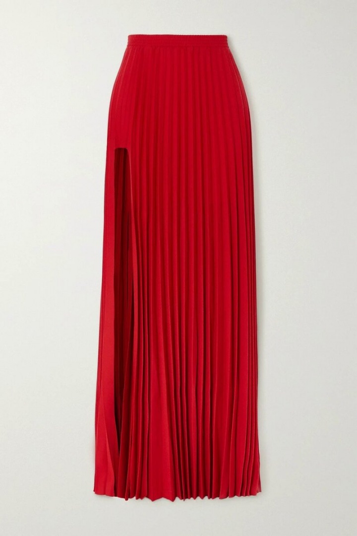 Červená plisovaná sukně Vetements
