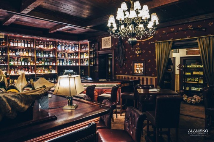 Cohiba Atmosphere bar, interiér