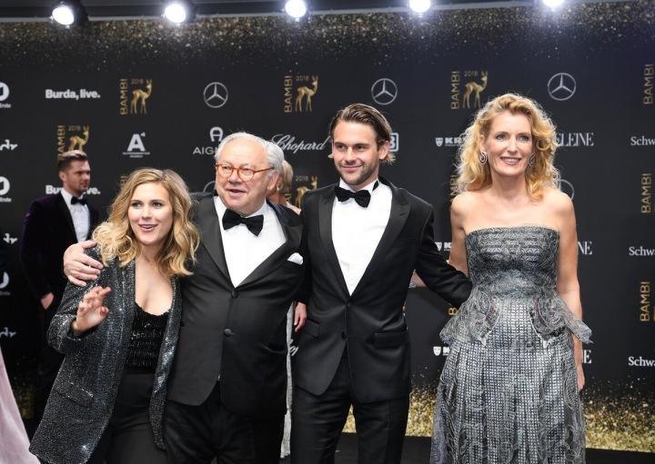 Elisabeth Furtwängle s rodiči a bratrem. 