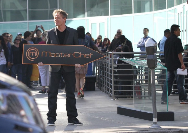 Gordon Ramsey při castingu na Master Chef.