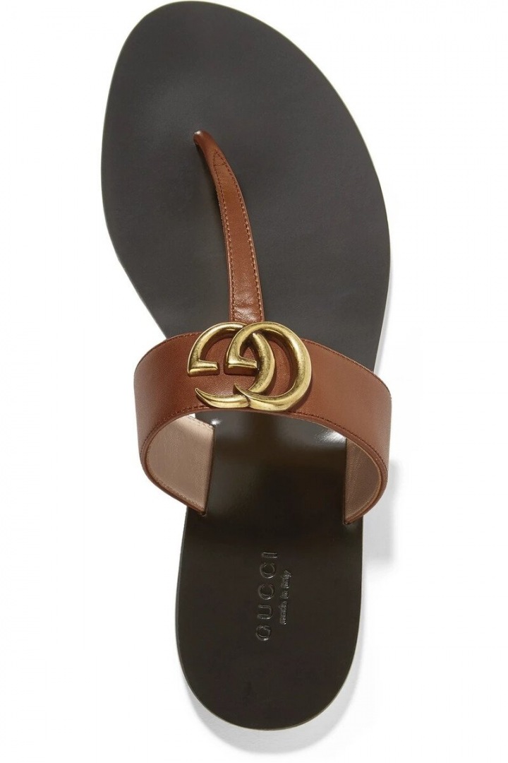 Hnědé sandálky Gucci