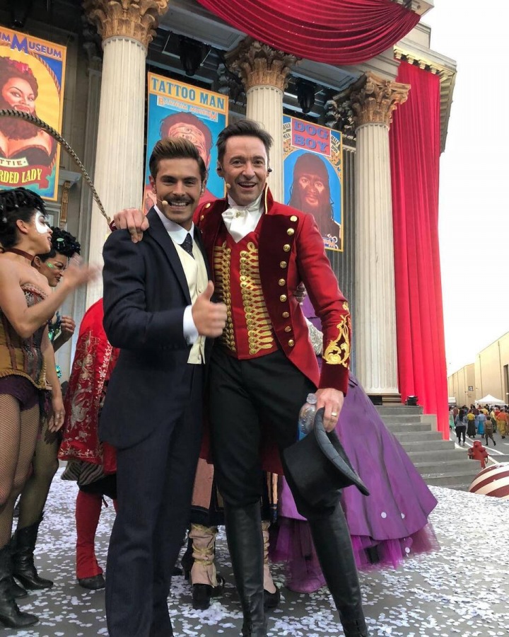 Hugh Jackman a Zac Efron