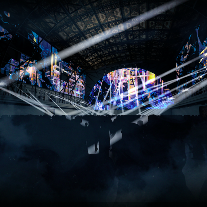 Instalace Onionlabu Superar v Průmyslovém paláci.