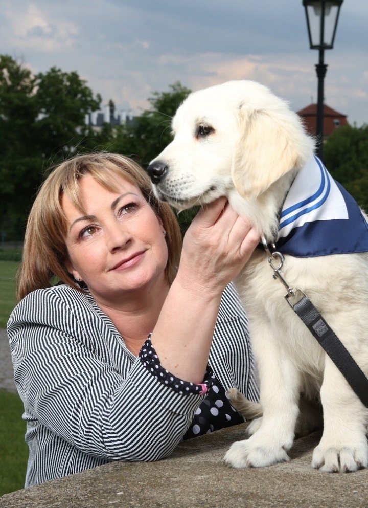 Ivana Zemanová a retrívr Darcy