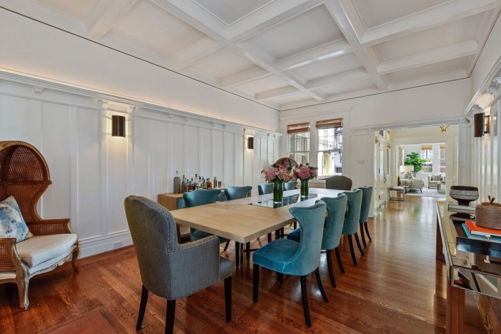 Julia Roberts a její jídelní část ve vile