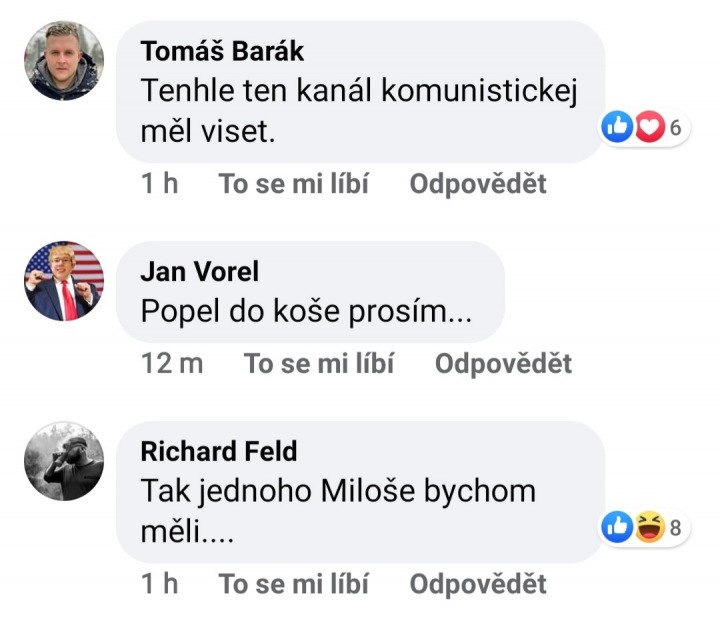 Komentující na Facebooku