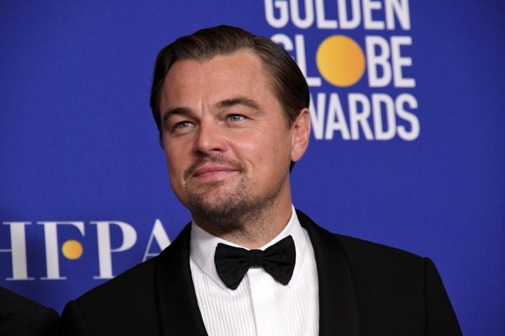 Leonardo DiCaprio na předávání Zlatých Glóbů
