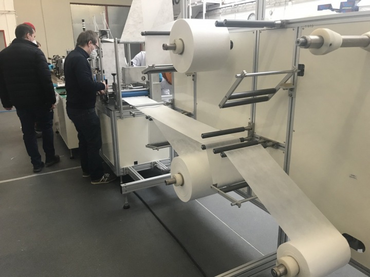 Materiál na respirátor