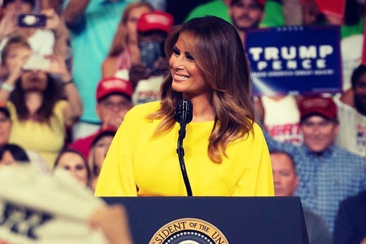 První dáma USA, Melania Trump