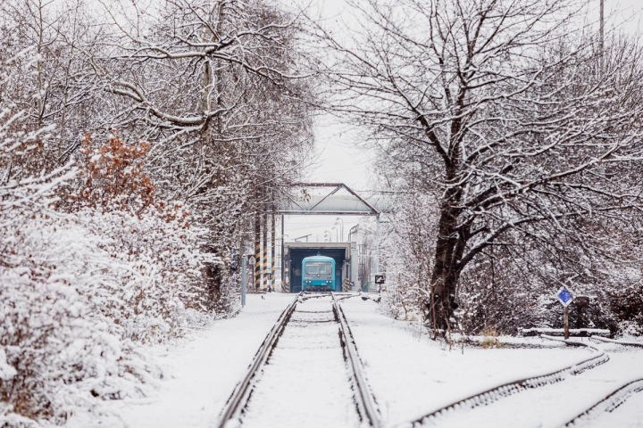 Metro v Malešicích.