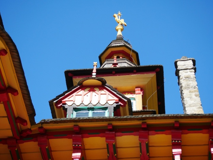 Pohádková scenérie věžiček. 