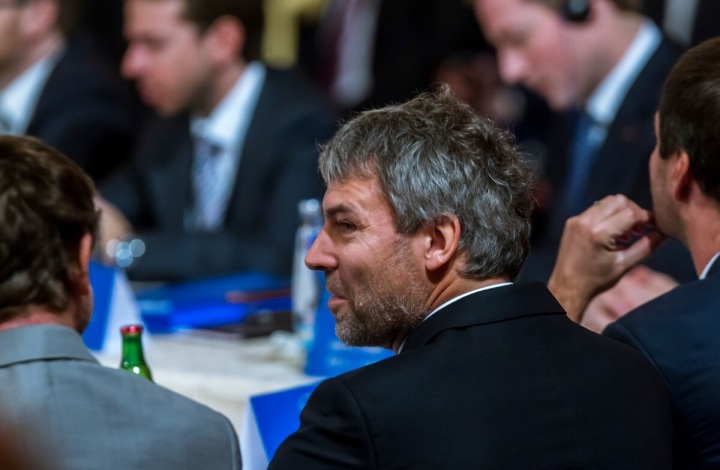 Petr Kellner na Žofíně při návštěvě čínského prezidenta v Česku